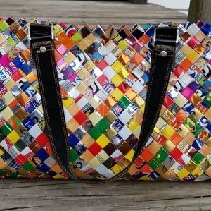 Nahui Ollin candy wrapper purse